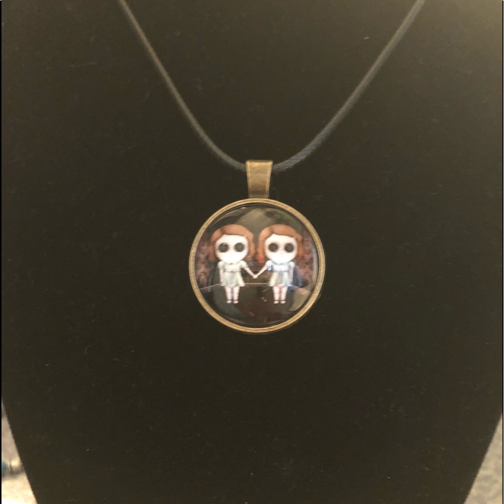 The Shining Twins inspired 18” adjustable pendant